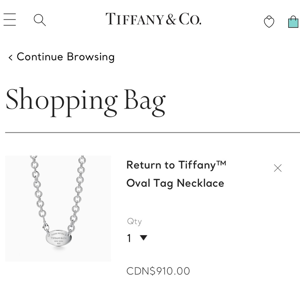 Return to Tiffany & Co. 925 Sterling Necklace Classic and Engravable - Picture 8 of 9